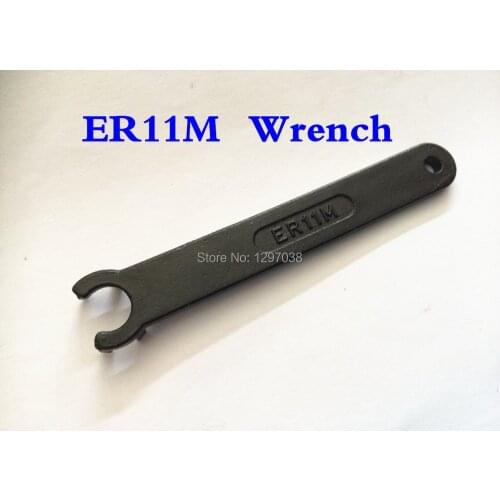 2pcs CNC Collet wrench ER11M Wrench Engraving Machine Spindle ER Nut Wrench Extension Rod wrench
