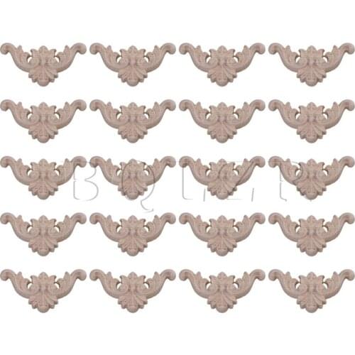 20x BQLZR 1.6x1.6" Cabinet Door Applique Onlay Frame Cabinet Decor Type C-15