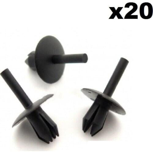 20x Plastic Trim Clip Rivets, Fit a 5.5mm hole, FIX103, Fits For some Ford