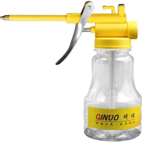 300ml Lubricating Fluid High Pressure Pump Machine Visible Long Mouth Drop Bottle Repair Tool Manual Oil Can Flexible Spraying