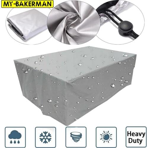 55 Sizes Patio Waterproof Cover Outdoor Garden Furniture Covers Rain Snow Chair covers for Sofa Table Chair Dust Proof Cover