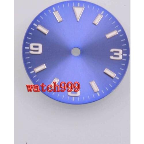 29mm sterile Blue Watch Dial fit ETA2836/2824 DG 2813/3804 Miyota 8205 82 Series movement
