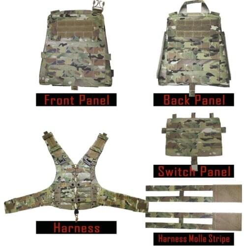 Camouflage Style Avsc Tactical Vest All-Terrain Outdoor Off-Road Commando Plate Carrier Vest Hunting Vest