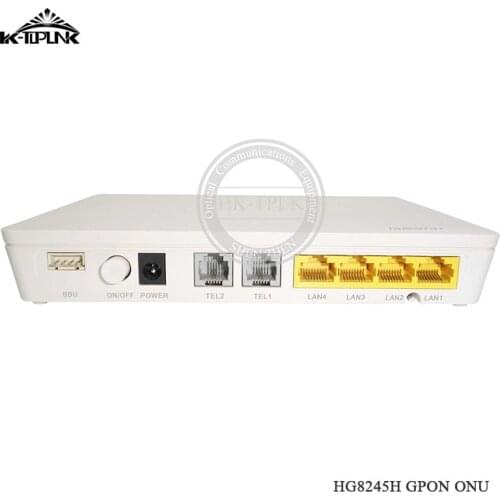 Best seller Hua Wei HG8245H GPON ONU ONT 4GE+2PORT+VOICE+WIFI interface Fiber Modern English Firmware SIP optical network Termin