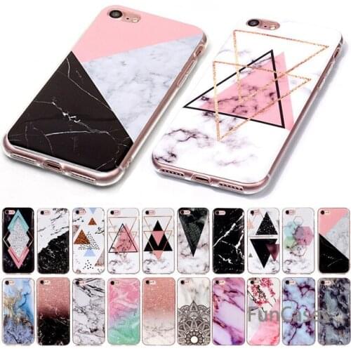 Marble Soft TPU IMD Silicone Case For iPhone XS Max XR X 4 4S 5 5C 5S SE 6 6S 7 8 Plus Fundas Coque For iPod Touch 5 6 Cover