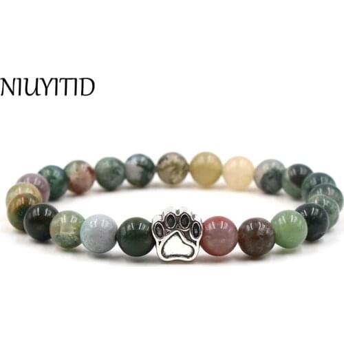 NIUYITID Stone Bracelets