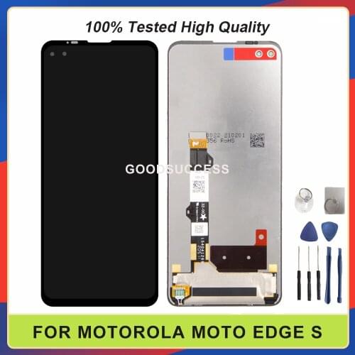 New For Motorola Moto Edge S Lcd Display Screen Digitizer Touch Panel Glass Assembly Free Tools