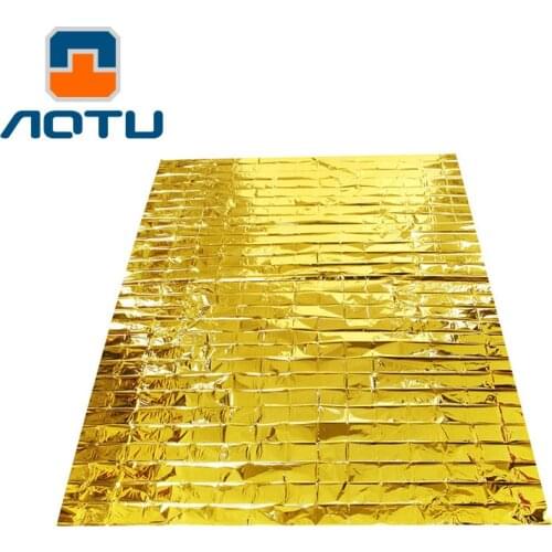 NEW 2020 Outdoor 210 * 160 cm emergency blanket emergency blanket rescue blankets blanket is prevented bask survival gold