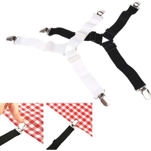 Adjustable Bed Sheet Clips Cover Grippers Holder 4pcs/set Mattress Duvet Blanket Fastener Straps Fixing Slip-Resistant Belt