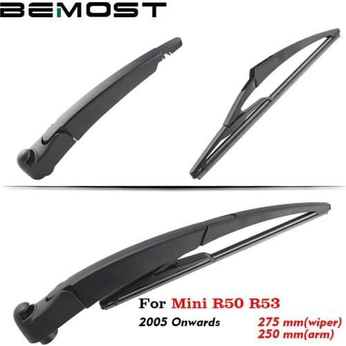 BEMOST Auto Car Rear Windscreen Wiper Arm Blade Soft Natural Rubber For Mini R50 R53 275MM Hatchback Year From 2005 To 2018