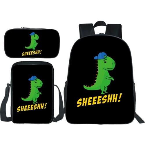 Sheesh Backpack New School Student Backpack Children Bags Pencil Case Shoulder Bag Kids Back To School Gift Teenagers Mochila