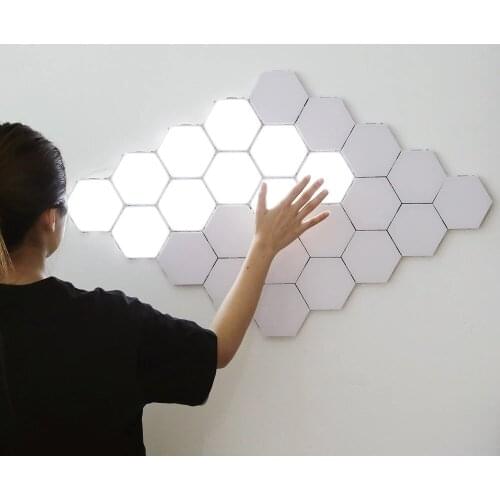 Modern LED Night Light Quantum Modular Sensitive Lamp Touch Helios Indoor Lighting Study Bedside Magnetic DIY Atmosphere Lamp