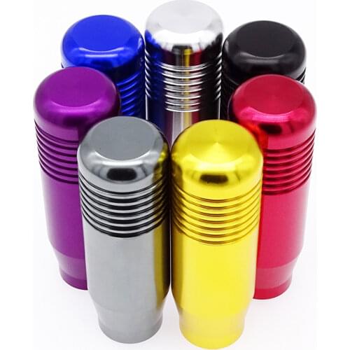 Universal Car Aluminum Manual Gear Shift Knob Stick Manual Transmission Gearstick Lever Shifter Knob 8 Color Car Beautification