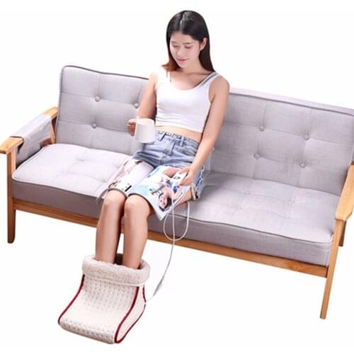 Cosy Heated Electric Warm Foot Warmer Washable Heat 5 Modes Heat Settings Warmer Cushion Thermal Foot Warmer Massage Relax
