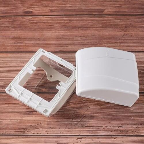 86 Type Wall Socket Waterproof Box Plate Panel Switch Protection Cover For Fireproof and Flame Retardant Home Daily Accessories