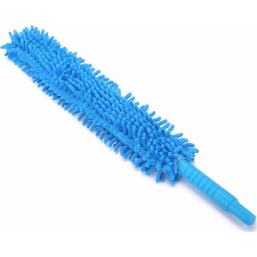 1pcs Flexible Extra Long Soft Microfiber Noodle Chenille Blue Car Wheel Wash Brush Microfiber Wheel Cleaner Wash Accessorie Tool