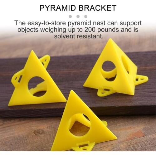 10/20 Pcs Woodworking Paint Pad Non-stick Material Painter Pyramid Bracket Paint Tool Triangle Foot Woodworking Accessories
