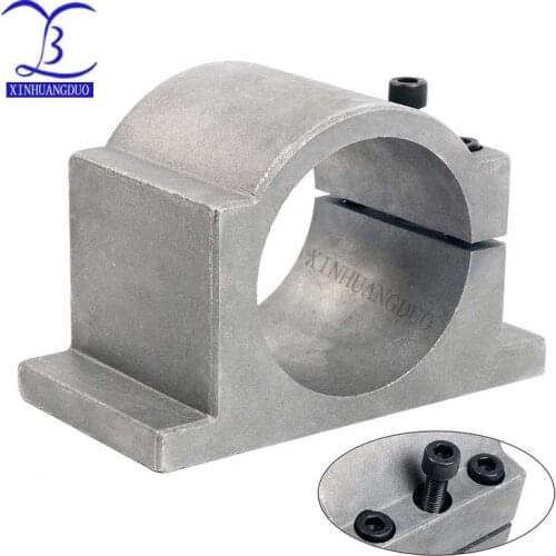 100mm spindle motor bracket seat cnc carving machine clamp motor holder cast aluminum sandblasting surface 100mm spindle motor