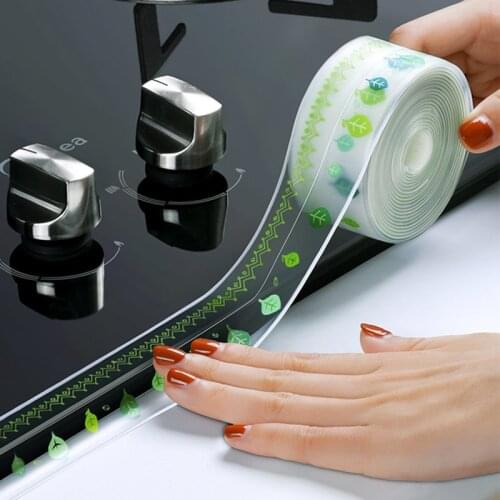 3.2M Anti-mold Water-proof Tape Kitchen Sink Gap Sticker Self-adhesive Toilet Seem Sticker Mat Bathroom Corner Bath Seal Stripe