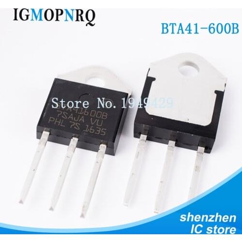 5PCS/lot BTA41-600B TO-3P BTA41-600 BTA41600B Triac 40 Amp 600 Volt New
