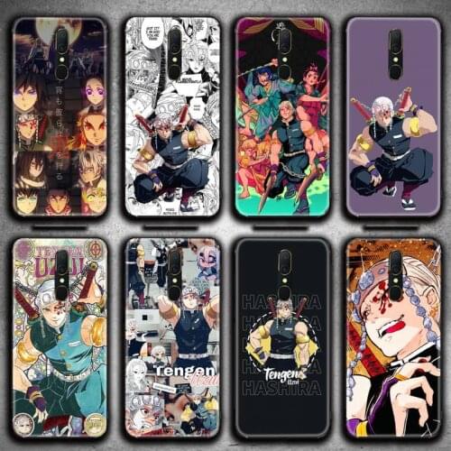 Demon Slayer Uzui Tengen Phone Cases For Oppo A5 A9 2020 Reno2 z Renoace 3pro A73S A71 F11