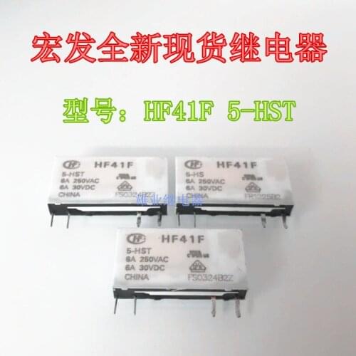 HF41F 5-HS HST 4PIN 6A250VAC Relay a group of normally open