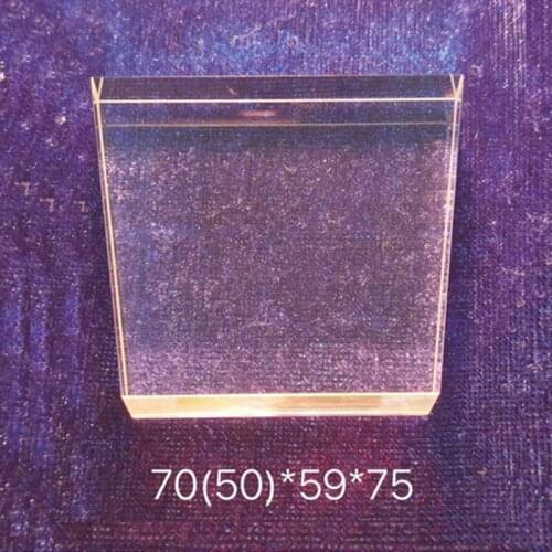 70(50)*59*15 MM photon hair removal instrument light guide crystal, E light hair removal beauty instrument light guide crystal