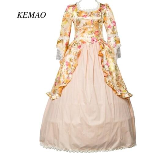 Victorian Gothic Victorian Civil War Floral Dress Ball Gown Reenactment Adult Halloween Costume