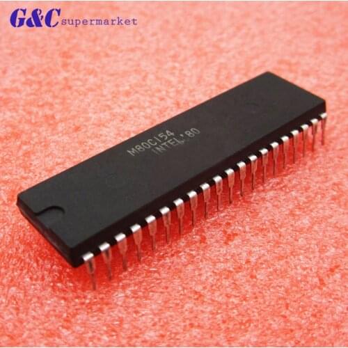1/5PCS M80C154 M80C154S 80C154 DIP-40 CMOS 8-bit Microcontroller diy electronics