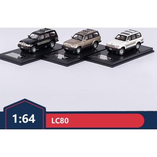 Qihui 1/64 Land Cruiser LC80 Off-road Vehicle SUV Alloy Car Model Car Model Collection