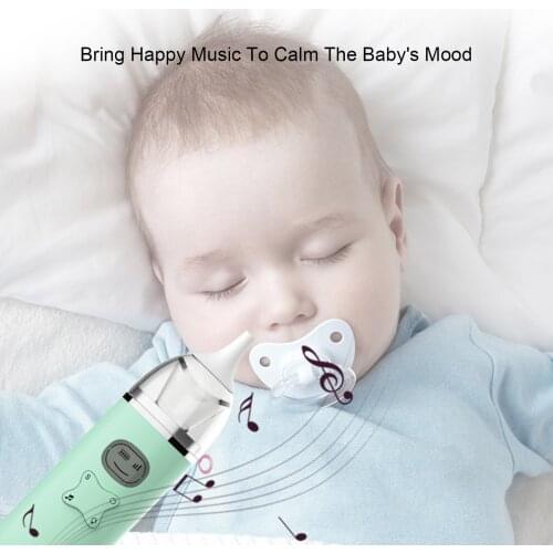 Newest Nasal Aspirator Baby Care Set Built-In Music Adjustable Suction Gear Infant Snot Clearing Machine