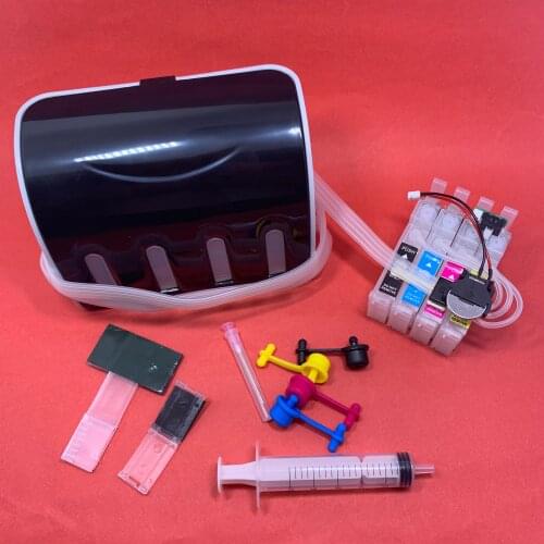 YOTAT Empty CISS For Epson T2521 T2522 T2523 T2524 for Epson WorkForce WF-3620 WF-3640 WF-7610 WF-7620 WF-7110