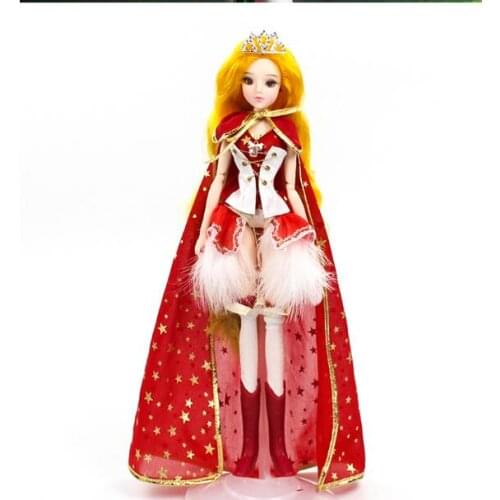 1/6 30CM BJD Dolls New Arrival SD Dolls With Dress Wigs Shoes make up Beautiful Dream Girls Toys fashion doll