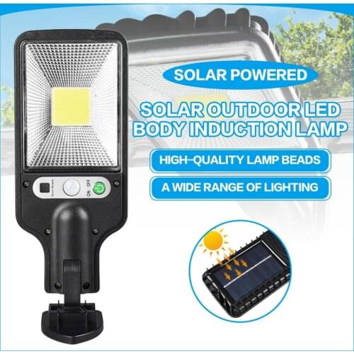 Solar Powered LED Wall Street Light Garden Outdoor Door Fence Motion Sensor Lamp Outdoor Lighting No Wiring