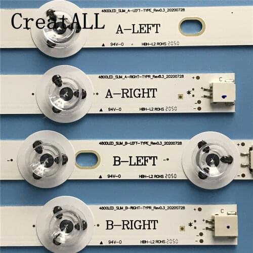 LED Backlight strip for 480DLED_SLIM_A-RIGHT-TYPE LEFT-TYPE TX48CX400B TX-48CX350B TX-48CX400E TX-48CX400B 48S3653DB 48U7653DB