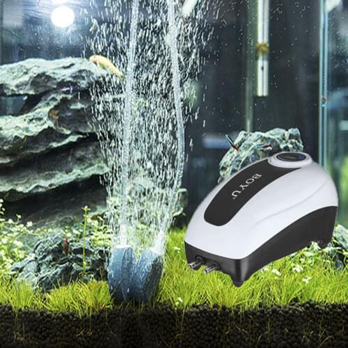 1.7W -12W Ultra-quiet adjustable air pump for aquarium BOYU CJY series oxygen pump fish tank aerator increase Air compressor