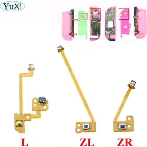 YuXi 30pcs ZL ZR L Trigger Button Ribbon Cable Flex Cable Replacement for Nintend Switch NS for Joy-Con Controller Flex Cable