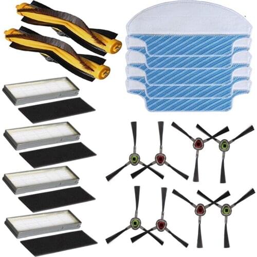 AD-Replacement Ecovacs Accessories Main Brush/Side Bursh/Filters/Mop Clothes For Ecovacs Deebot M80 M80 Pro M81 M81 Pro Deebot M