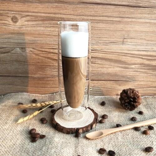 150ml Double Wall Coffee Cup Shot Vodka Beer Glasses Drinking Wine Glass Water Juice Cups Creative Champagne Cockta Mug