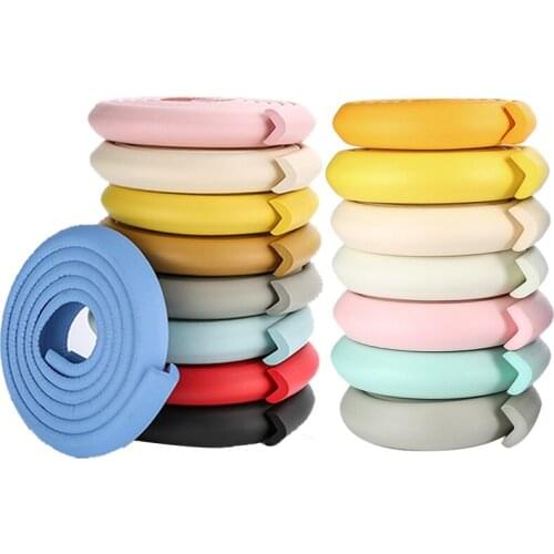 2M Baby Safety Table Desk Edge Guard Strip Home Cushion Guard Strip Safe Protection Children Bar Strip Soft Corner Protector