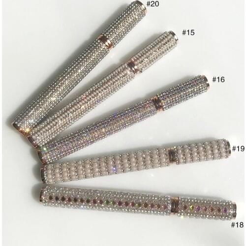 2 in 1 Starry sky series Self-adhesive Eyeliner Pen Diamond Bling Glitter Liquid Eyeliner No Glue Magnetic Eye Liner for lashes