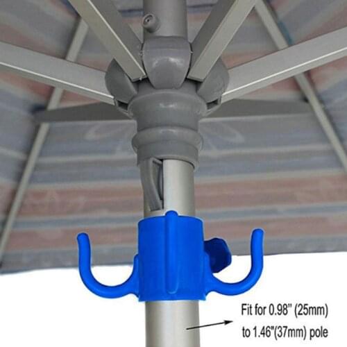 2020 High Quality Outdoor Beach Umbrella Hook Nail Four Legs Hooks Garden Umbrella Plastic Four Prongs Hanger