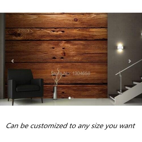 Free shipping custom murals Wood Cabin Wallpaper Mural sofa bedroom TV backdrop wallpaper corridor