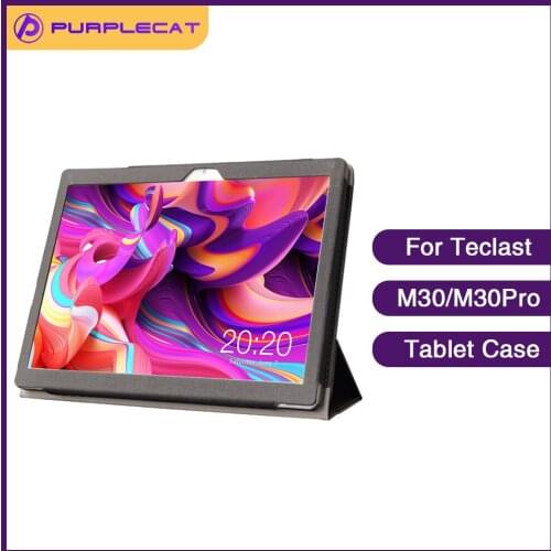 Purplecat 10.1 Inch Tablets Case For Teclast M30Pro Self-adhesive technology universal Tablet Case