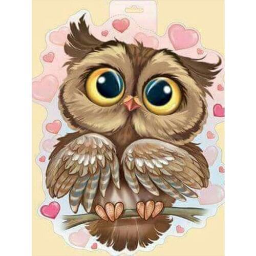 DIY Painting By Numbers Animal Owl Cartoon Swim Kit Oil Coloring By Numbers Wall Art Picture Acrylic Canvas Home Decoration