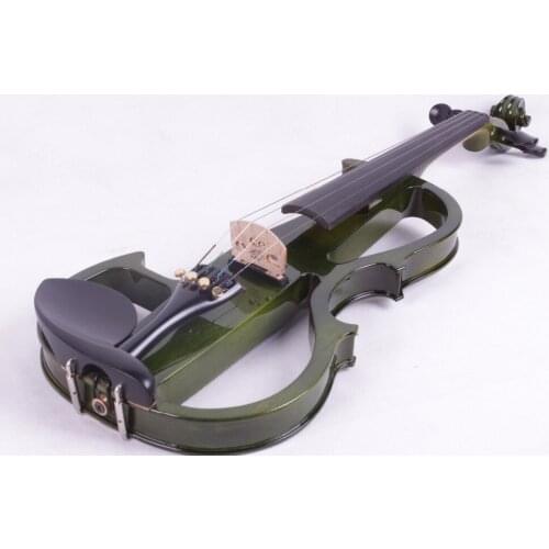 4/4 dark green string Electric violin High quality