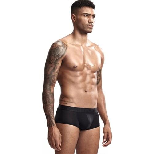 Brand Underwear Men Boxers Modal Soft Sexy Boxer Men Cueca Tanga Comfortable Underpants Boxershorts Male Pants Solid Shorts