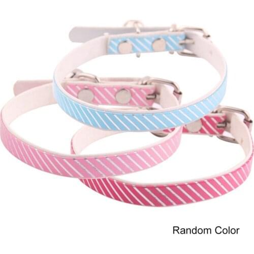 Legendog Hot Selling Pet Collar Adjustable Nylon Striped Handmade Cat Collar Puppy Collar With Bell New