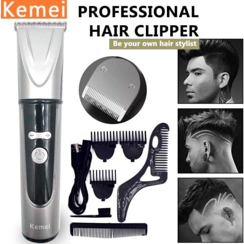 Kemei Electric Hair Clipper Professional Electric Trimmer With LED Screen Men Hair Cutting Barber Machine Men Strong Cutter Head