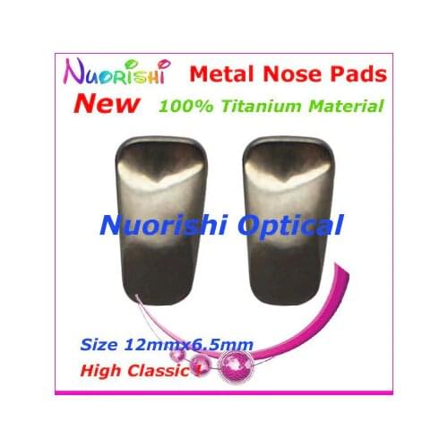 10pcs 100% Pure Titanium eyeglasses eyewear glasses metal nose pads MET02 Non-toxic Non-magnetic Non-metal allergy